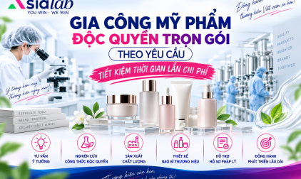 GIA CÔNG MỸ PHẨM ĐỘC QUYỀN TRỌN GÓI THEO YÊU CẦU TIẾT KIỆM THỜI GIAN LẪN CHI PHÍ